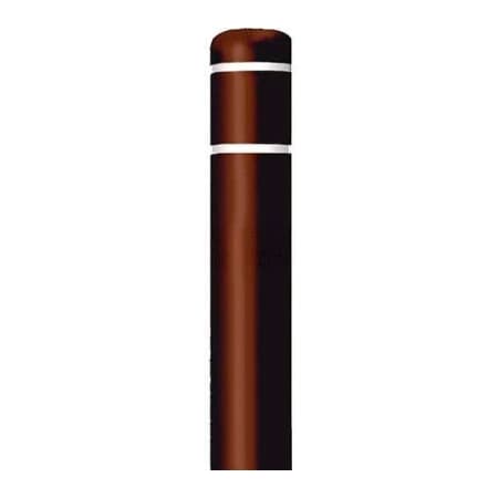 Post Guard Post Guard  Bollard Cover, 7"Dia. X 60"H, Brown W/No Tape CL1386PNT
